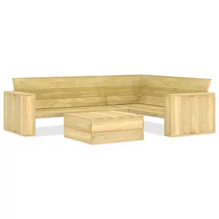 vidaXL 2-cz. zestaw mebli ogrodowych, impregnowana sosna - Meble ogrodowe - miniaturka - grafika 1