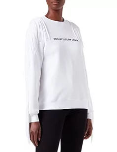 Replay Bluza damska, 1 Biały, L - Bluzy damskie - miniaturka - grafika 1