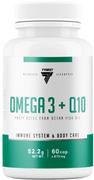 Suplementy diety - Kwasy tłuszczowe z Q10 Trec Nutrition Omega 3 + Q10 60 kapsułek (5902114043339) - miniaturka - grafika 1