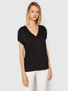 Koszulki i topy damskie - Benetton United Colors Of T-Shirt 3JDRE4267 Czarny Regular Fit - grafika 1