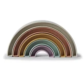 Śliniaki i fartuszki - Mushie - Tęcza - Rainbow Tropical - miniaturka - grafika 1