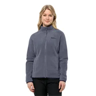 Kurtki damskie - Damska kurtka polarowa Jack Wolfskin MOONRISE FZ W dolphin - S - miniaturka - grafika 1