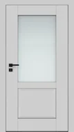 Drzwi wewnętrzne - Dre Drzwi Wewnętrzne Pełne Berge 5 Lakier Popielaty - miniaturka - grafika 1