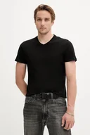 Koszulki męskie - Diesel t-shirt bawełniany MICHAEL-D-BOX-3PACK 3-pack męski kolor czarny gładki A17829.0LIAD - miniaturka - grafika 1