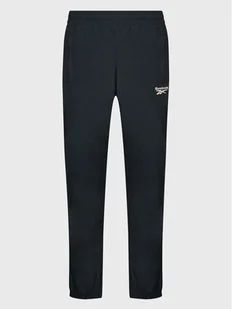Reebok Spodnie dresowe Vector HK7077 Czarny Slim Fit - Spodnie sportowe męskie - miniaturka - grafika 1