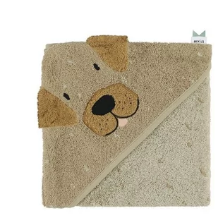 Pies Ręcznik Kąpielowy z Kapturem 75 x 75 cm - Okrycia kąpielowe dla dzieci - miniaturka - grafika 1