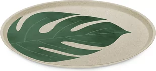 Talerz obiadowy Connect Nature Monstera 25,5 cm - Talerze - miniaturka - grafika 1