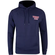 Bluzy męskie - TOMMY HILFIGER BLUZA MĘSKA Z KAPTUREM GRANAT r.M - miniaturka - grafika 1