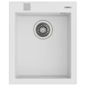 Zlewozmywaki - Teka FORSQUARE 34.40 TG biały - miniaturka - grafika 1