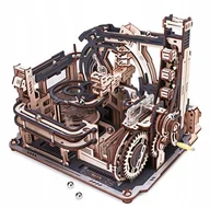 Roboty dla dzieci - Robotime Drewniane Puzzle 3D - Port Kosmiczny 3D - miniaturka - grafika 1