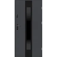 Drzwi zewnętrzne - Drzwi Prato 2 antracyt 90 prawe - miniaturka - grafika 1