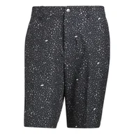 Golf - Męskie spodenki golfowe Adidas Ultimate365 Flag Print black - miniaturka - grafika 1