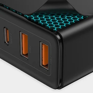 Baseus GaN2 Pro 2x USB + 2x USB-C 100W czarny | - Ładowarki do telefonów - miniaturka - grafika 14