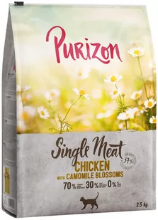 Purizon Single Meat, kurczak z kwiatami rumianku - 2,5 kg - Sucha karma dla kotów - miniaturka - grafika 1
