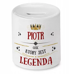 Skarbonka Dla Piotra na Urodziny Imieniny Prezent z Nadrukiem ze Zdjęciem - Skarbonki - miniaturka - grafika 1