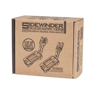 Strike Industries - Przyrządy celownicze Sidewinder II BUIS Backup Iron Sights - Czarne - SIDEWINDERII-BK - Osprzęt do wiatrówek - miniaturka - grafika 5