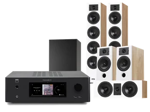 Kino domowe NAD T 778 (czarny) + Diva 6 + 3 + 7 (dąb) + BASSO 880 (czarny) - Kino domowe - miniaturka - grafika 1