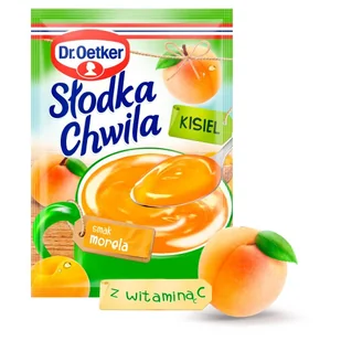 Dr Oetker Kisiel smak morelowy Słodka Chwila 30 g - Budyń - miniaturka - grafika 1