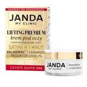 Kosmetyki pod oczy - Janda My Clinic Lifting Premium, krem pod oczy, 15 ml - miniaturka - grafika 1