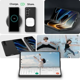 Etui SAMSUNG GALAXY Z FOLD 5 Spigen Airskin czarne - Etui i futerały do telefonów - miniaturka - grafika 11