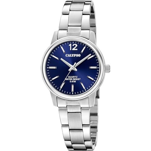 Calypso Dress Watch K5865/3, niebieski, pasek, Niebieski, bransoletka