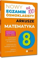 Poradniki hobbystyczne - Nowy Egzamin ósmokl. Matematyka Arkusze 2024-2026 - Roman Gancarczyk, Bernadetta Połomska - miniaturka - grafika 1