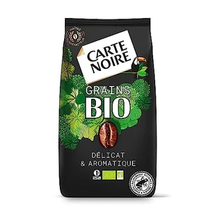CARTE BLACK - Organic Grain Coffee - 100% Arabica - Pochodzenie Ameryki Łacińskiej - Opakowanie 1 kg - Wyprodukowano we Francji - Kawa - miniaturka - grafika 1