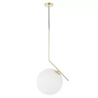 Lampy sufitowe - NOWOCZESNA LAMPA WISZĄCA KLASYCZNE ZŁOTO SORENTO D25 - miniaturka - grafika 1