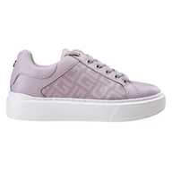 Półbuty damskie - Damskie Sneakersy GUESS IVEE FL5IVEELE12-GREY – Szary - miniaturka - grafika 1