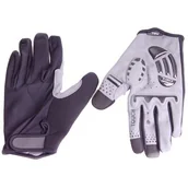 Rękawiczki rowerowe - Rękawiczki rowerowe PROFEX Full ( S/M) Czarno-szary - miniaturka - grafika 1