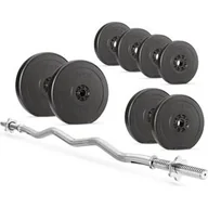Hantle i ciężarki - Zestaw: Gryf łamany 120cm 28mm + 40kg Gymtek - miniaturka - grafika 1
