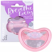 Smoczki uspokajające - Curaden Polska Curaprox Baby smoczek w kolorze różowym 0-7m (3-7kg) 1 sztuka 1145660 - miniaturka - grafika 1