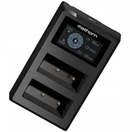 Ładowarki do aparatów dedykowane - Ładowarka dwukanałowa Mathorn MBC-D130 USB-C do Fujifilm NP-W126S - miniaturka - grafika 1