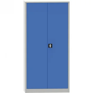 B2B Partner Uniwersalna szafka metalowa, 1950 x 900 x 400 mm, niebieskie drzwi 178614 - Szafki biurowe - miniaturka - grafika 1