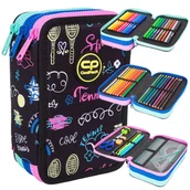 Plecaki szkolne i tornistry - Coolpack Jumper 3 Piórnik Z Wyposażeniem 3-komorowy Tennis Star - miniaturka - grafika 1