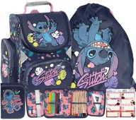 Plecaki szkolne i tornistry - 4 ELEMENTY Tornister szkolny Lilo i Stitch piórnik z wyp worek DLA DZIEWCZYKI - miniaturka - grafika 1
