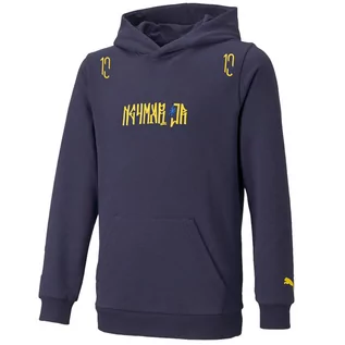 Bluzy dla chłopców - Puma Neymar Jr Hero Hoodie 605545-06 chłopięca bluza granatowa - grafika 1