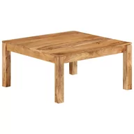 Ławy i stoliki kawowe - shumee shumee Stolik kawowy 80 x 80 x 40 cm lite drewno akacjowe - miniaturka - grafika 1