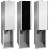 Dozowniki papieru i mydła dla firm - Dozownik mydła w pianie do zabudowy 650 ml KWC Exos, stal nierdzewna - miniaturka - grafika 1