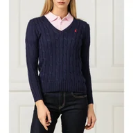 Swetry damskie - POLO RALPH LAUREN Sweter | Regular Fit - miniaturka - grafika 1