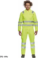 Odzież robocza - CERVA MALAGA HV kurtka robocza z odblaskowymi taśmami na ramionach, rękawach i w dolnej części zapinana na suwak - żółty 62 - miniaturka - grafika 1