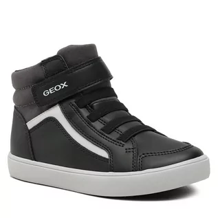 Buty dla chłopców - Sneakersy Geox J Gisli Boy J365CC 05410 C0005 M Black/Dk Grey - grafika 1