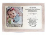 Ramki na zdjęcia - Ramka zdjęcie MICHALINA urodziny prezent ROCZEK - miniaturka - grafika 1
