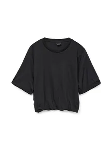 Vero Moda Koszulka w kolorze czarnym - Koszulki i topy damskie - miniaturka - grafika 1