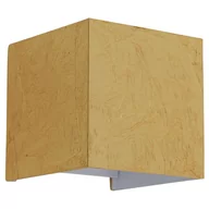 Lampy ścienne - Nave LAMPA ścienna 1285558 metalowa OPRAWA kostka LED 7,7W kinkiet złoty 1285558 - miniaturka - grafika 1