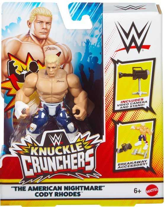 WWE Wrestling - Knuckle Crunchers - Figurka Cody Rhodes JHL76
