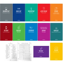 Zestaw zeszyt przedmiotowy klasa 7 12x A5 60k soft touch HERLITZ