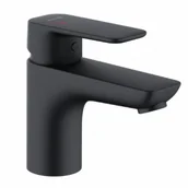 Baterie umywalkowe - KLUDI 403893975 PURE&STYLE jednouchwytowa bateria umywalkowa 75, bez zestawu odpł.; EcoPlus; czarny mat - miniaturka - grafika 1