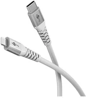 Kable USB - Kabel tekstylny Lightning USB-C z metalowymi złączami, 0,5 m - Długość kabla 0.5 m - miniaturka - grafika 1