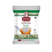 Ryż - Ryż basmati extra long India Gate Exotic 5 kg – super długie ziarna sypki - miniaturka - grafika 1